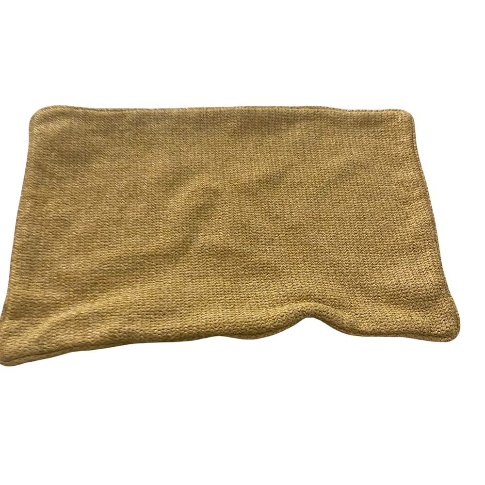 Woven Decorative Lumbar Pillow Case - NO Insert - Neutral Beige 20.5" W x 13" H